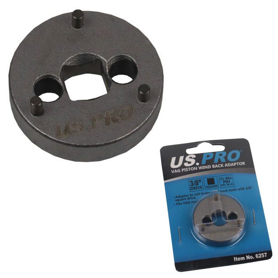 US PRO 3 Pin Brake Piston Wind Back Adaptor for VAG VW AUDI 3/8