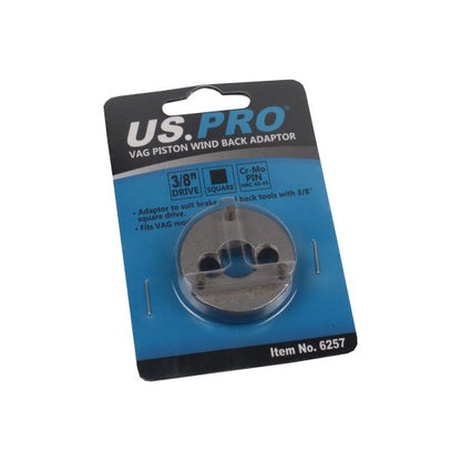 US PRO 3 Pin Brake Piston Wind Back Adaptor for VAG VW AUDI 3/8