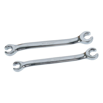 US PRO 2pc Brake Pipe Spanner Set 8mm 9mm 10mm 11mm open ended flare wrench tool