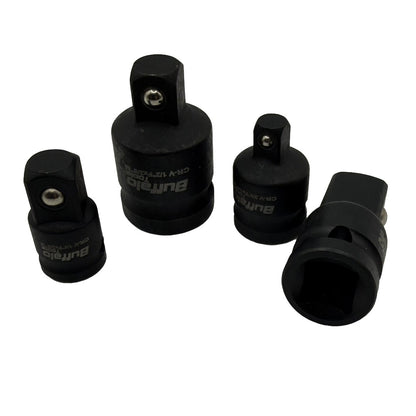 Buffalo Tools 4pcs Impact Socket Adaptor Set Step Up Step Down Reducers Converters Adapters