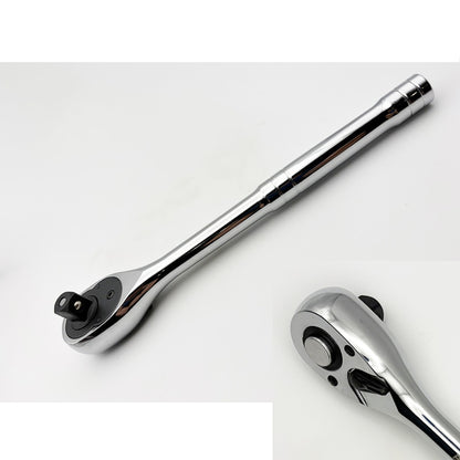 Buffalo Tools 1/4 Drive Quick Release Ratchet Reversible Straight 72t Socket Wrench
