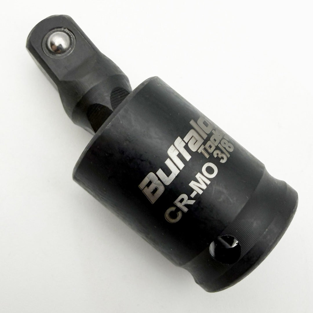 Buffalo Tools 3/8 Drive Impact  Universal Joint Wobble, Swivel, Extension for Sockets Wrenches 360 Degree