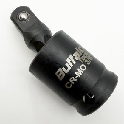 Buffalo Tools 3/8 Drive Impact  Universal Joint Wobble, Swivel, Extension for Sockets Wrenches 360 Degree
