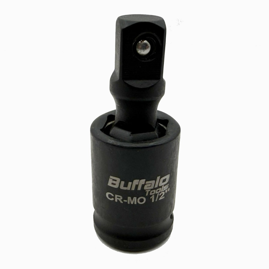 Buffalo Tools 1/2 Drive Impact  Universal Joint Wobble, Swivel, Extension for Sockets Wrenches 360 Degree