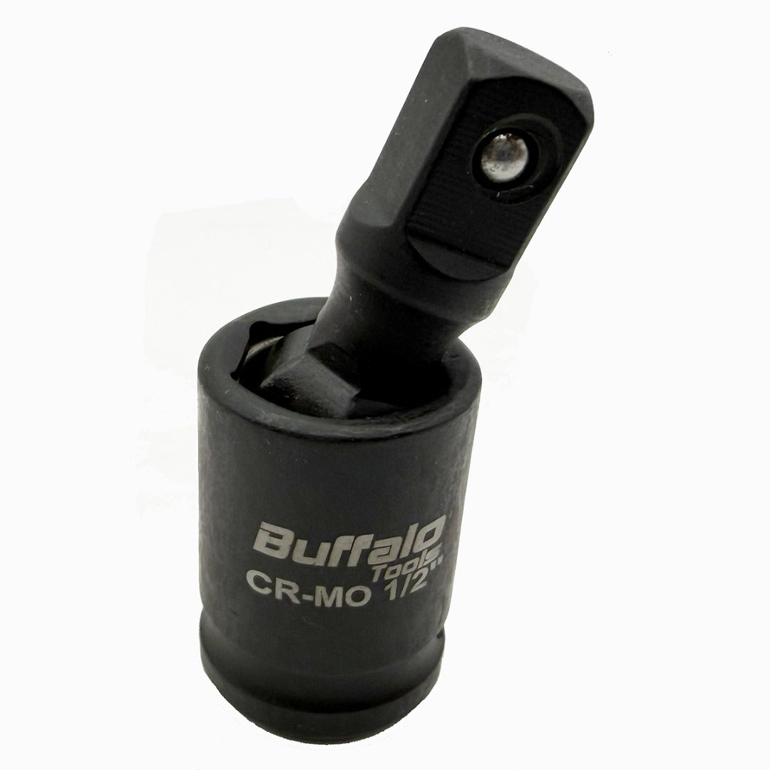 Buffalo Tools 1/2 Drive Impact  Universal Joint Wobble, Swivel, Extension for Sockets Wrenches 360 Degree