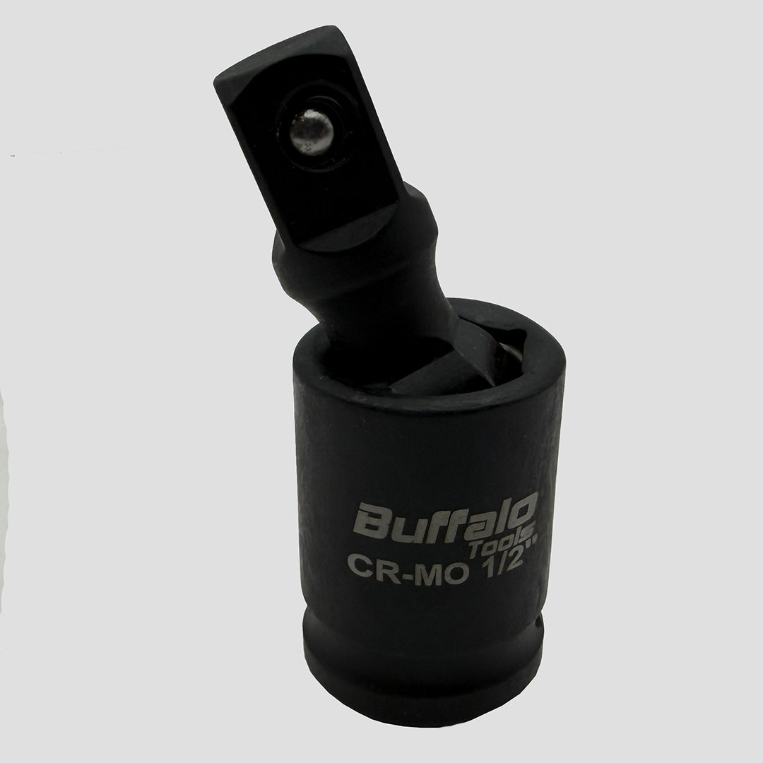 Buffalo Tools 1/2 Drive Impact  Universal Joint Wobble, Swivel, Extension for Sockets Wrenches 360 Degree