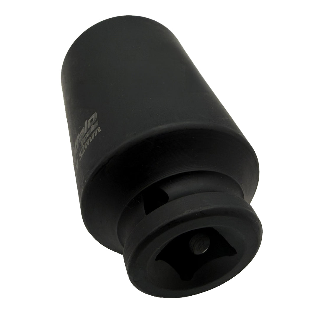 Buffalo Tools 32mm Deep Impact Socket 1/2 Drive 6 Point Metric long Single Hex