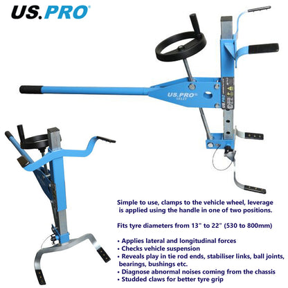US Pro Suspension Play Tester Checks Worn Joints, Wheel Bearings, Gap etc