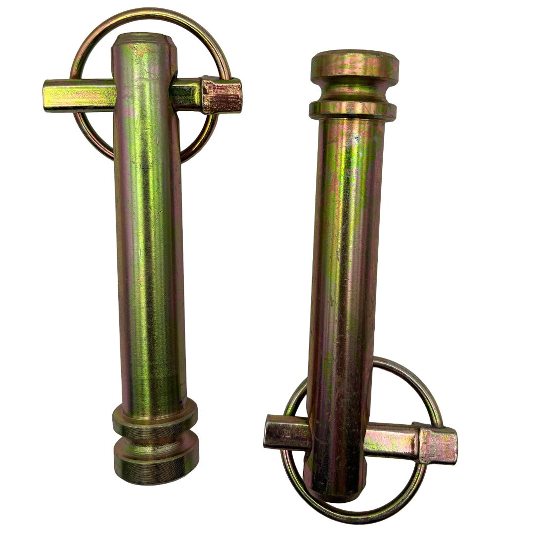 2pc Tractor Top Link Pins19mm (92mm Working Length) Cat 1, including Lynch Pins Toplink