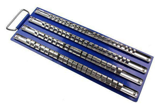 US Pro 80 CLIP METAL SOCKET STORAGE TRAY 1/4'' 3/8''  1/2 DRIVE B3305