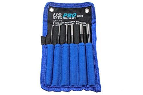 US Pro 6pc Pin Punch Set 2.5 - 10mm  B3263