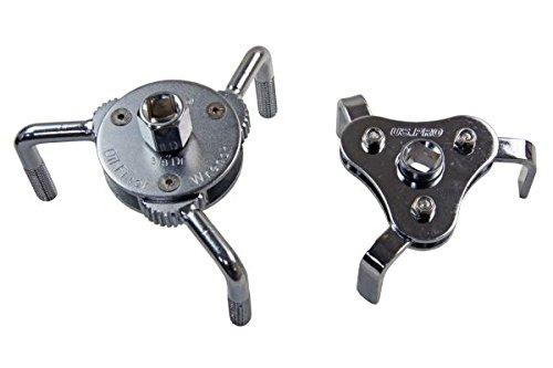 US PRO 2PC 3/8 DR SELF ADJUSTING OIL FILTER WRENCH SET B3097