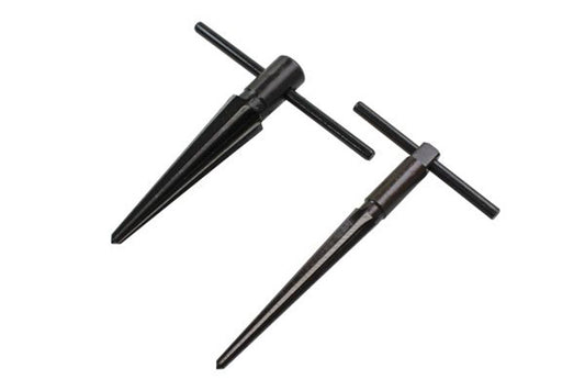 US Pro 2pc Tapered Reamer Set 3-22mm For De-burring Enlarging Pipe Tubes B2636