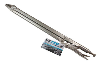 US PRO Extra Long 20'' Straight Flat Jaw Long Reach Locking Mole Grip Pliers B1840