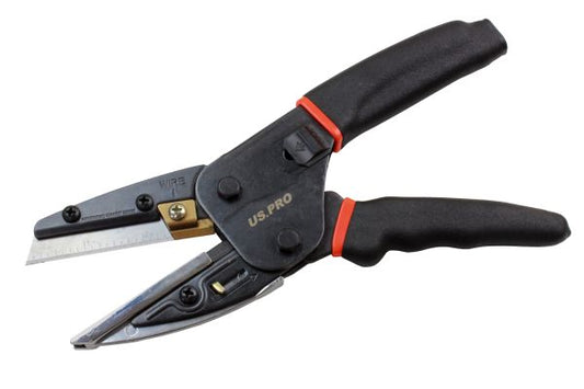 US Pro Heavy Duty Industrial Multipurpose Cutter inc Extra Blades Wood, Plastic Pipe, fibre