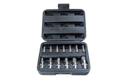 US PRO 13pc 1/4 3/8 1/2 HEX BIT SOCKET SET 2-12mm allen key B2097