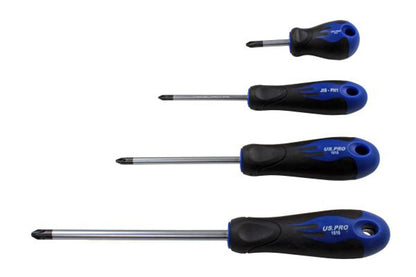 US Pro 4 Piece Japanese Industry Standard Screwdriver Set JIS ph1,2,3 1616
