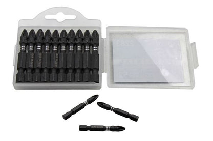 10 X PZ2 Impact Torsion Screwdriver Bits US Pro IndustrialS2 grade POZI 2