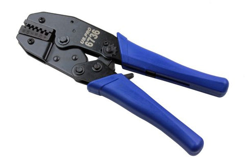 Crimping Tool For Non Insulated Electric Terminals - Ratchet Type Electrical