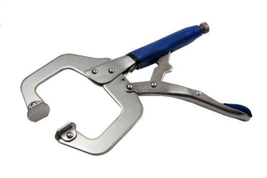 Large Locking C Clamp 280mm 11 Inch with Swivel Contact Pads vice Mole grip