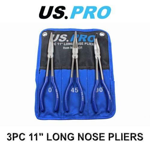 US Pro by Bergen 3pc 11'' Long Nose Pliers Set B1708