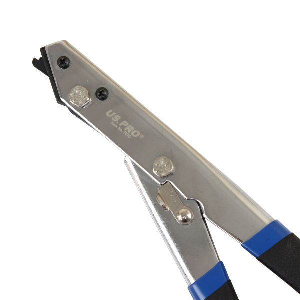 Sheet metal nibbler with hardened serrated blade