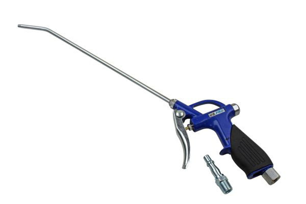 Air Blow Dust Gun with 300mm Long Nozzle. Metal trigger with abs body US Pro
