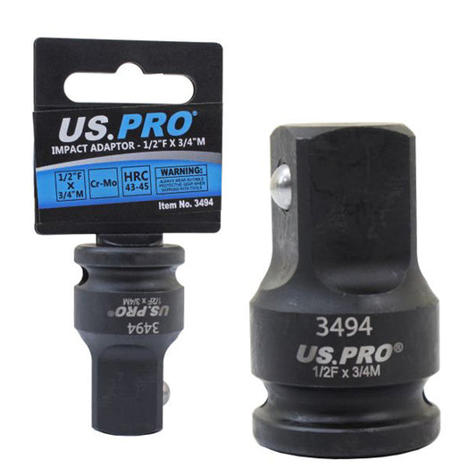 1/2''F to 3/4''M Impact Socket Adapter Adaptor Reducer Step up / Step Down