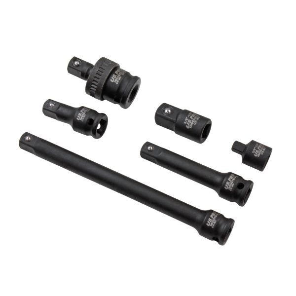 3/8''Dr Impact Adapter Extension Bars Set Universal Joint Step Up Down Industrial