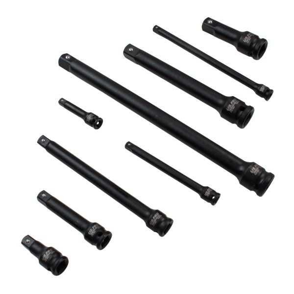US. PRO Industrial 9pc Impact Extension Bar 1/4 3/8 1/2 inch Socket Extensions