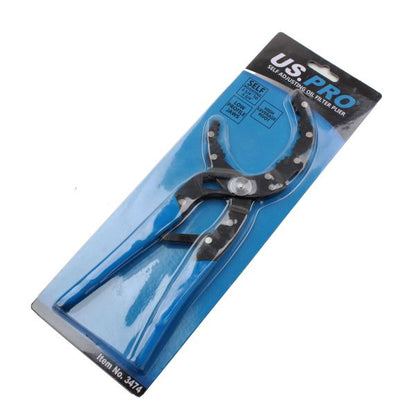 US PRO Self Adjusting Oil Filter Pliers Fuel Filter Removal 57mm to 120mm