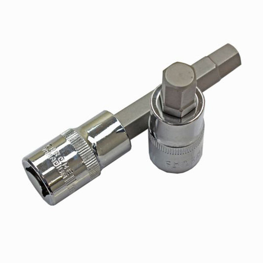 2pc 11mm Hex Allen Bit Brake Caliper Sockets 1/2 dr  H11Long Short