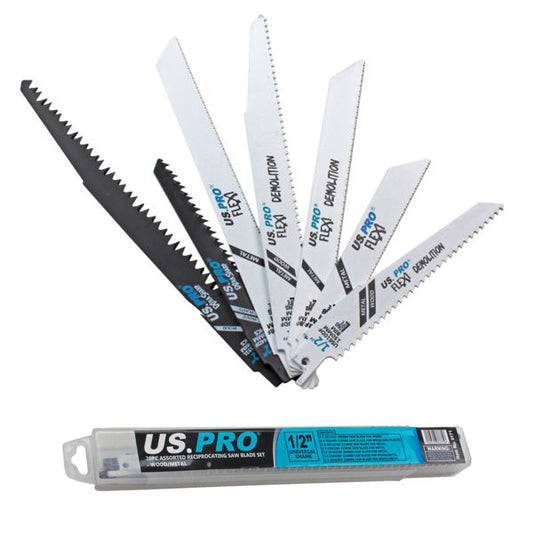 US PRO Tools 20PC Assorted Reciprocating Saw Blades For Wood Metal Fits Bosch Dewalt Makita