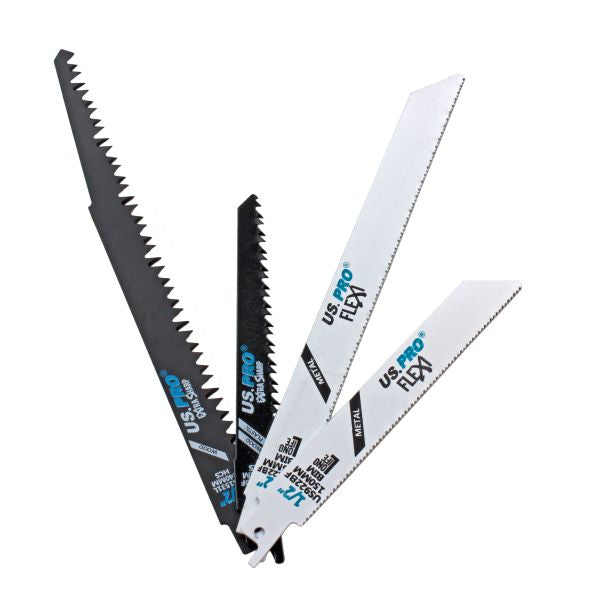 US Pro 10pc Assorted Reciprocating Saw Blades Wood Metal Fit Bosch Dewalt Makita