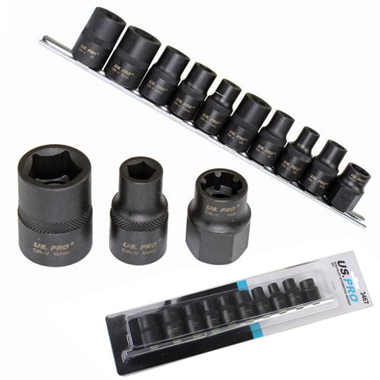 10pc Specialist Profile Automotive Socket Set