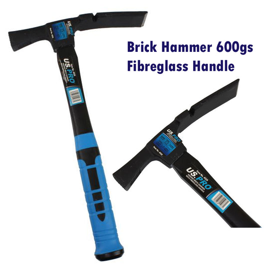 Brick Hammer Masonry 600g Fibreglass Handle ChiselUS Pro