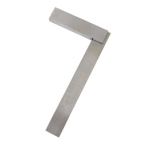 8'' (200mm) Engineers Set Square Stainless Steel Right Angle Straight Edge Polished