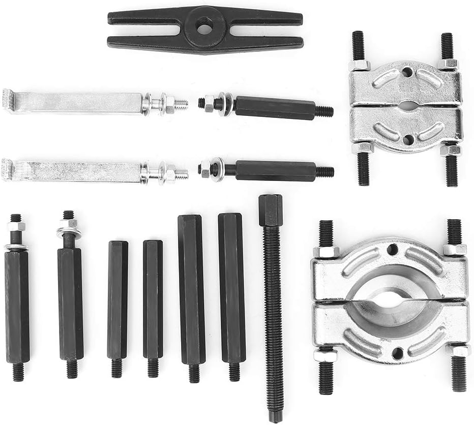 14PCS Heavy Duty 5-Ton Capacity Bearing Puller Set, Wheel Hub Axle Puller Set, 2