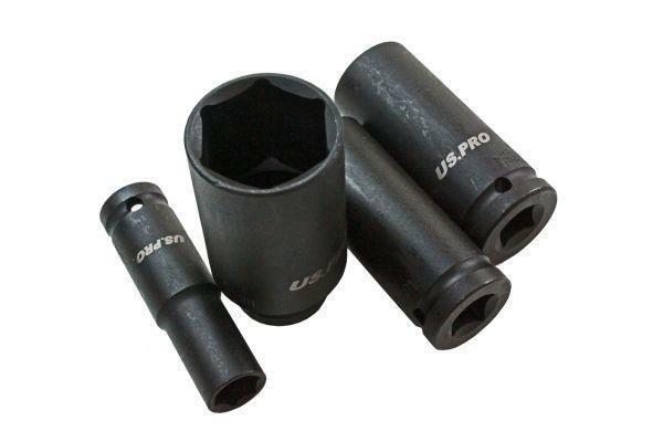 US PRO 13pc 1/2''dr Deep Impact Sockets Metric 13-32mm 6 point B1397