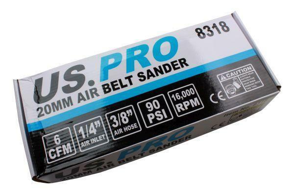 US Pro 20mm Air Belt Sander File Finger 16,000 RPM B8318