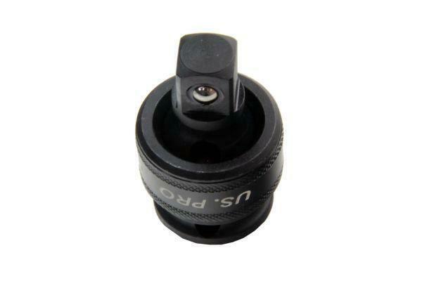 US Pro 1/2'' Dr Impact Universal Joint Socket Adapter Cr-Mo Wobble Extension