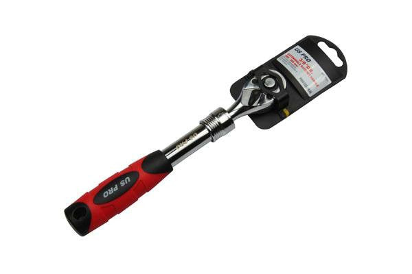 US PRO 3/8"dr Extendable Ratchet Wrench 155-215mm New
