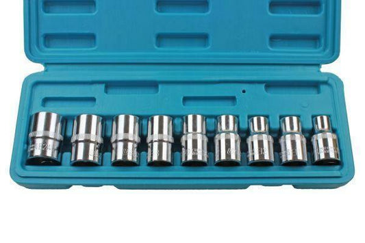 US PRO 9pc 1/2 Female Torx E-TRX Star Socket Set B1390