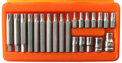 Franklin Tools 22 pce Ribe S2 Bit Set M4-M14 4622