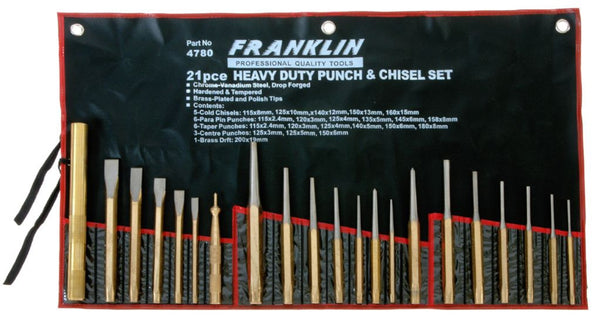 Franklin Tools 21pce Punch & Chisel Set 4780