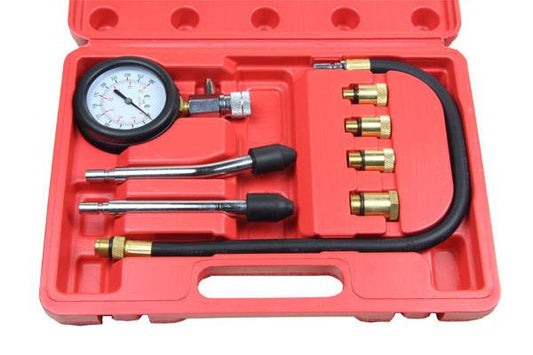 WPI by Bergen 8pc Petrol Engine Compression Tester Set inc M10-18 Adaptors B5255