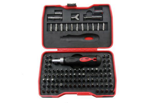 US PRO 101PC BIT SET WITH RATCHET DRIVER B2043