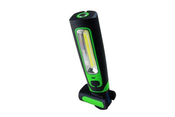 BERGEN COB INSPECTION LIGHT & LED TORCH Super Bright Rechargeable Mag-bender Body