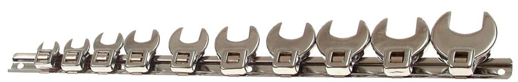 Franklin Tools 10 pce Crowfoot Wrench Set 3/8" TA701
