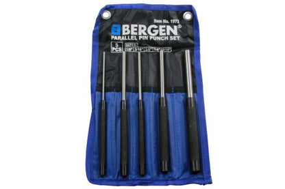 Bergen 5pc Parallel Punch Set Imperial AF 1/8 - 5/16 B1973